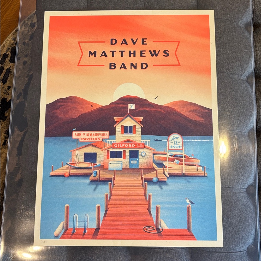 Dave Matthews Band Concert Poster - SOLD